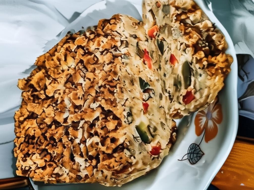 Wegetariańska pieczeń z warzywami i serem żółtym