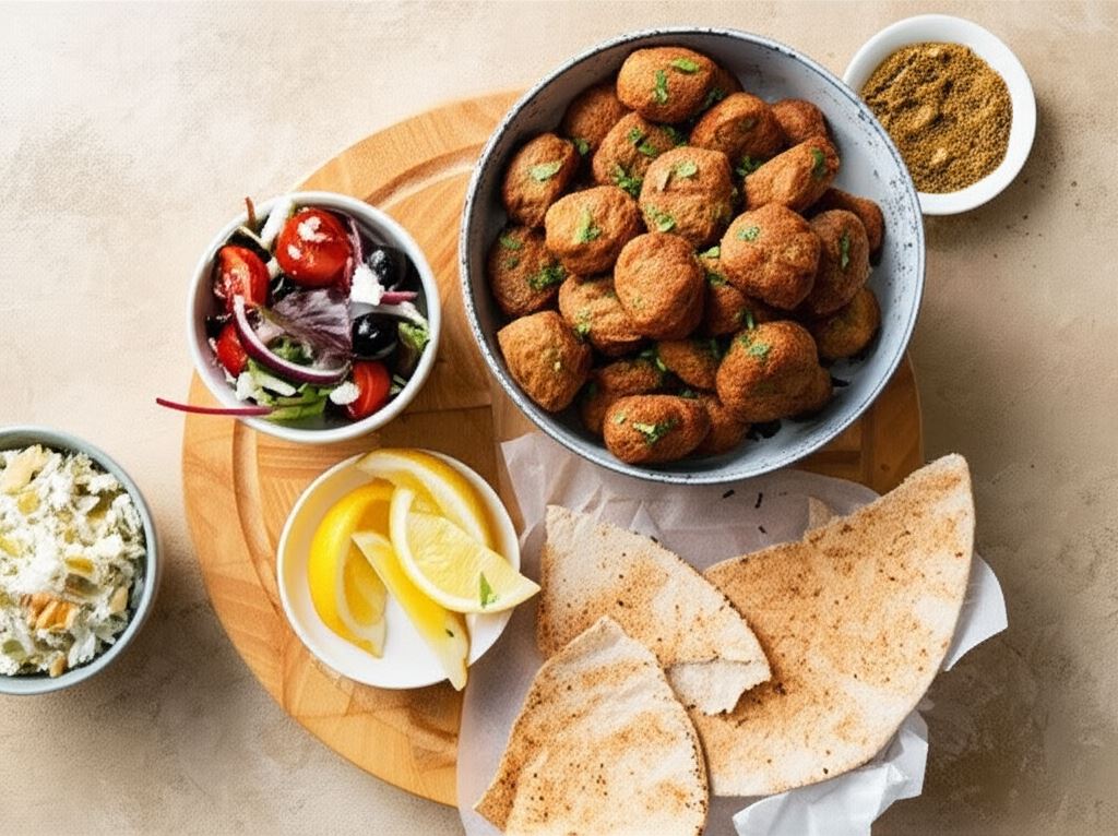 Wegetariańskie klopsiki w stylu śródziemnomorskim