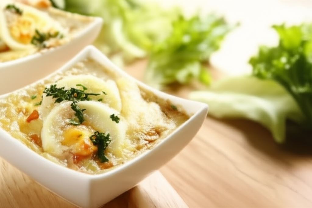 Wielkanocne jajka zapiekane z szynką