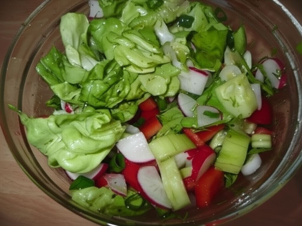 wiosenna surówka na grilla