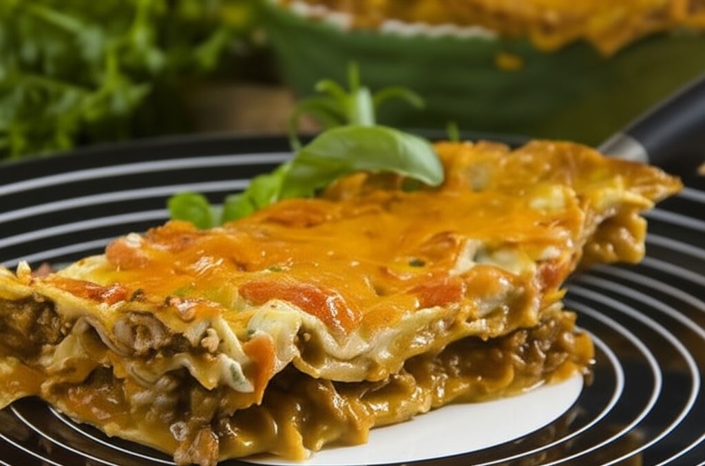 Włoska lasagne z pieczarkami