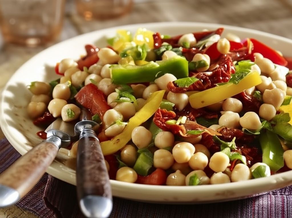 Włoska sałatka z cieciorką