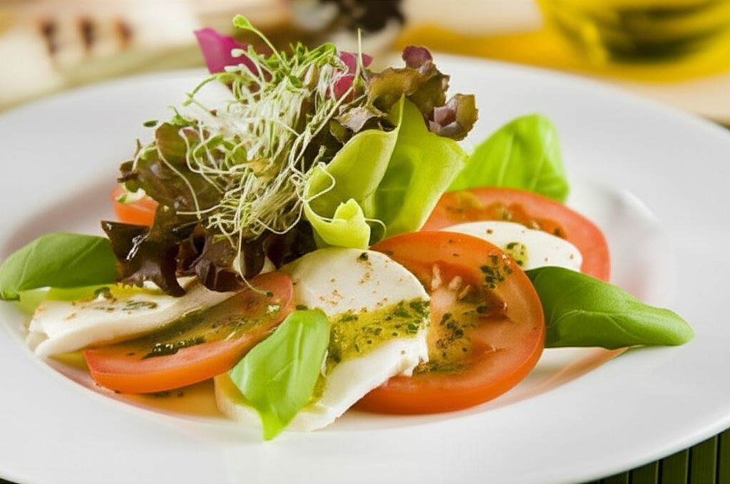 Włoska sałatka z pomidorów