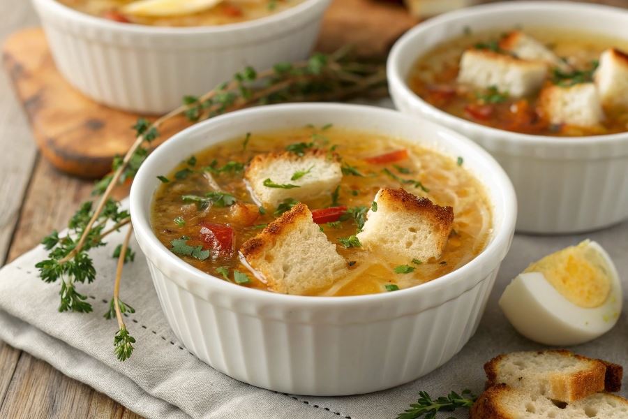 Włoska zupa czosnkowa