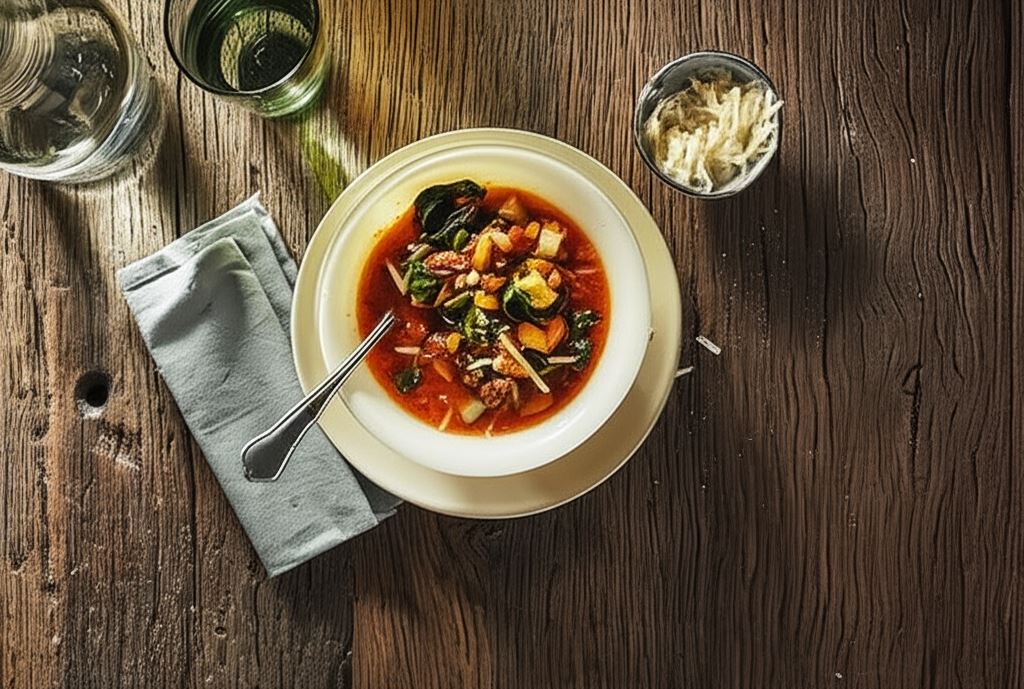 Włoska zupa z soczewicy