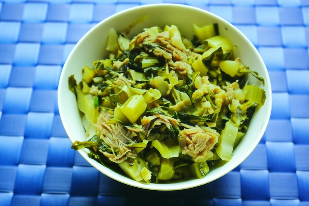 Wołowina duszona z selerem naciowym