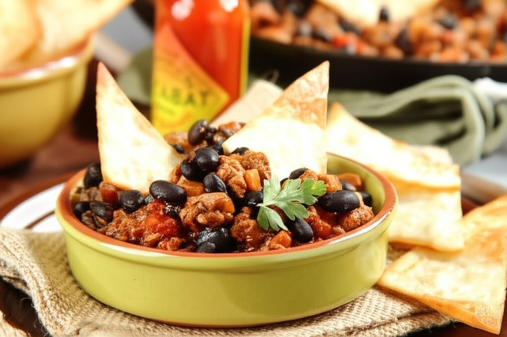 Wołowina z fasolą w stylu tex -mex