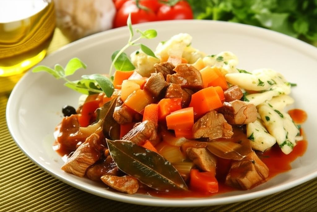 Wołowina z Piemontu duszona z winem