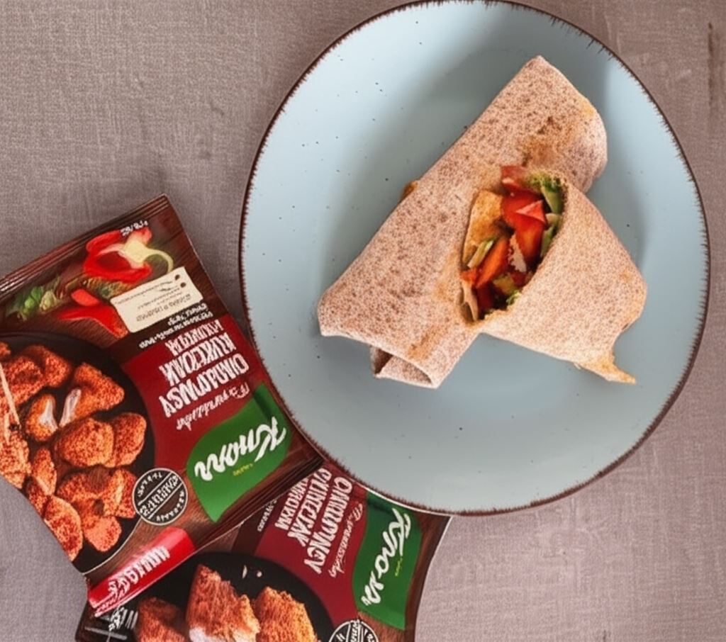 Wrap z chrupiącym kurczakiem