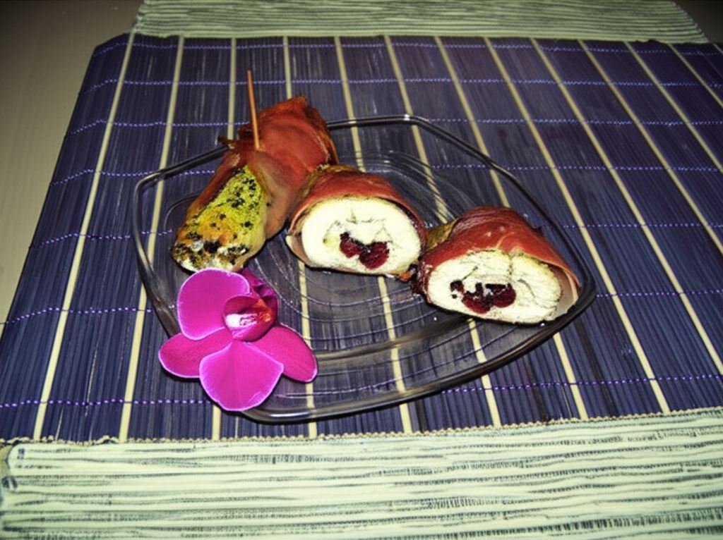 Wykwintne roladki z kurczaka z żurawiną i szynką parmeńską