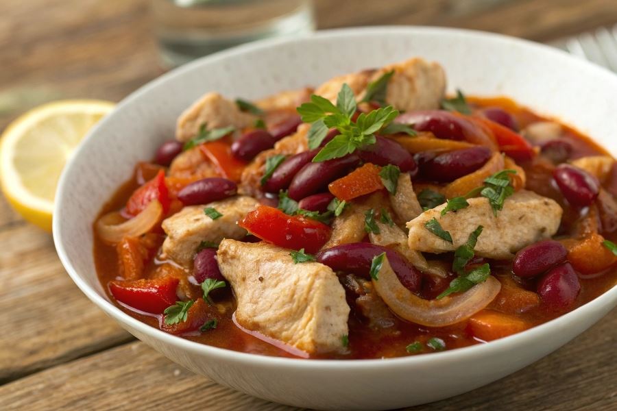 Wyśmienita potrawka z kurczaka