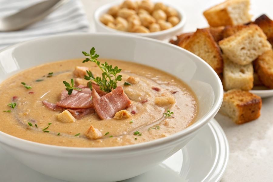 Wyśmienita zupa z mielonych orzechów