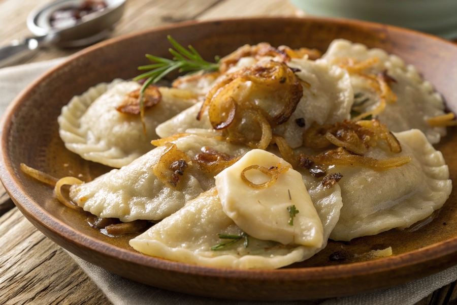 Wyśmienite pierogi z kapustą i grzybami