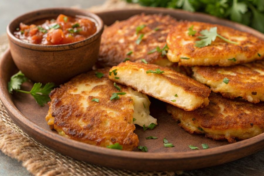 Wyśmienite placki ziemniaczane z serem