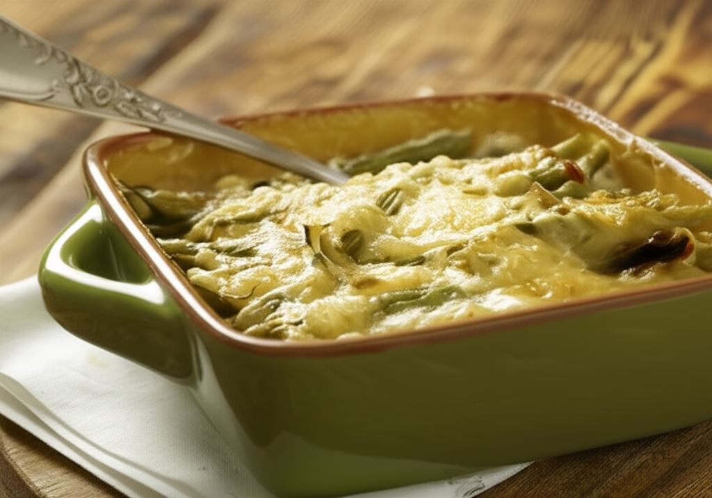 Zapiekana fasolka szparagowa