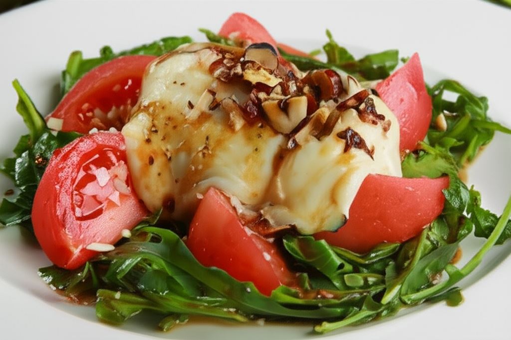 Zapiekana mozzarella