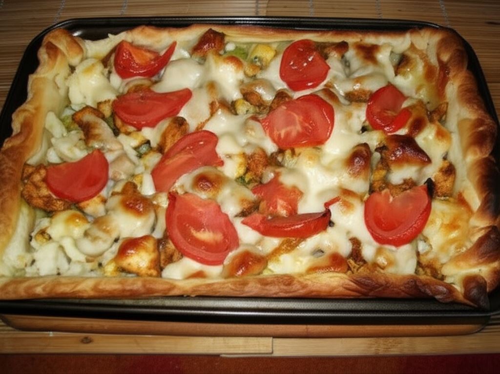 Zapiekanka kalafiorowa w cieście francuskim