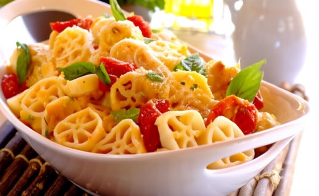 Zapiekanka makaronowa z suszonymi pomidorami