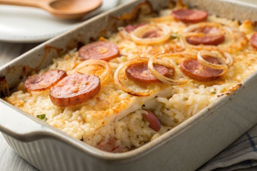 Zapiekanka ryżowa mojej Mamy