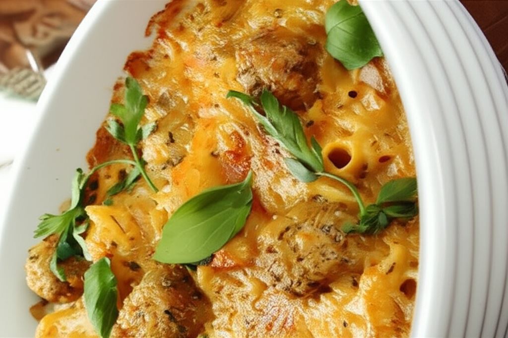 Zapiekanka włoska z klopsikami