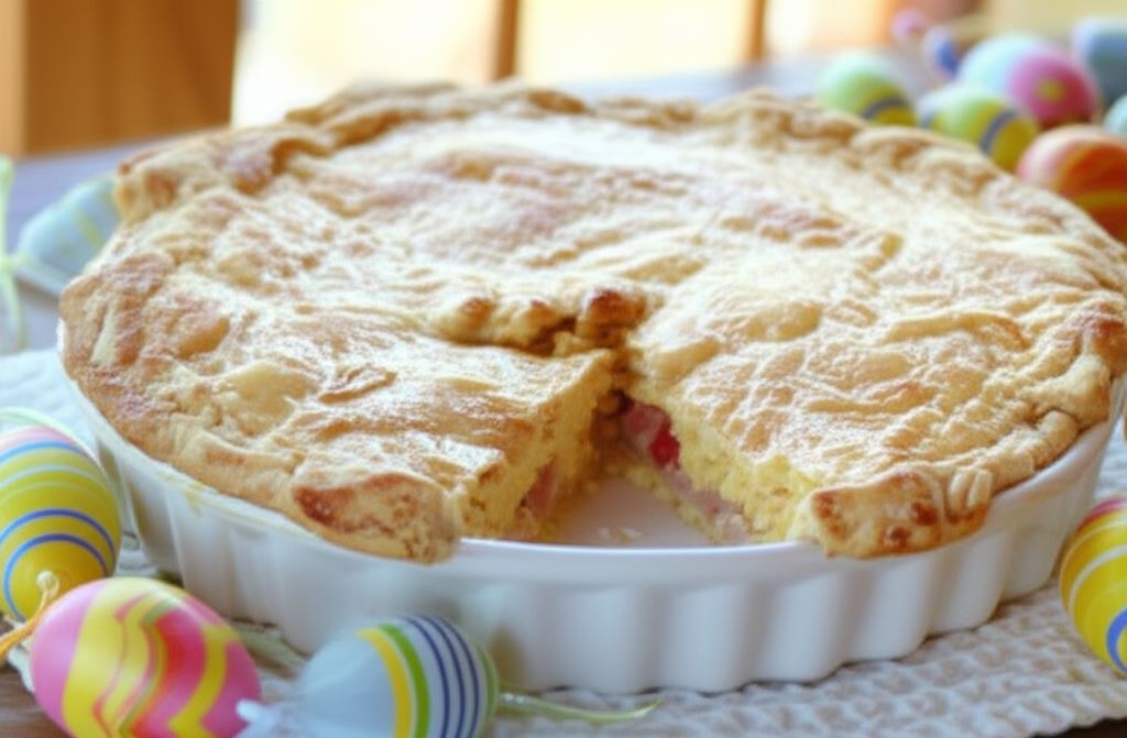 Zapiekanka z bekonem i jajkami