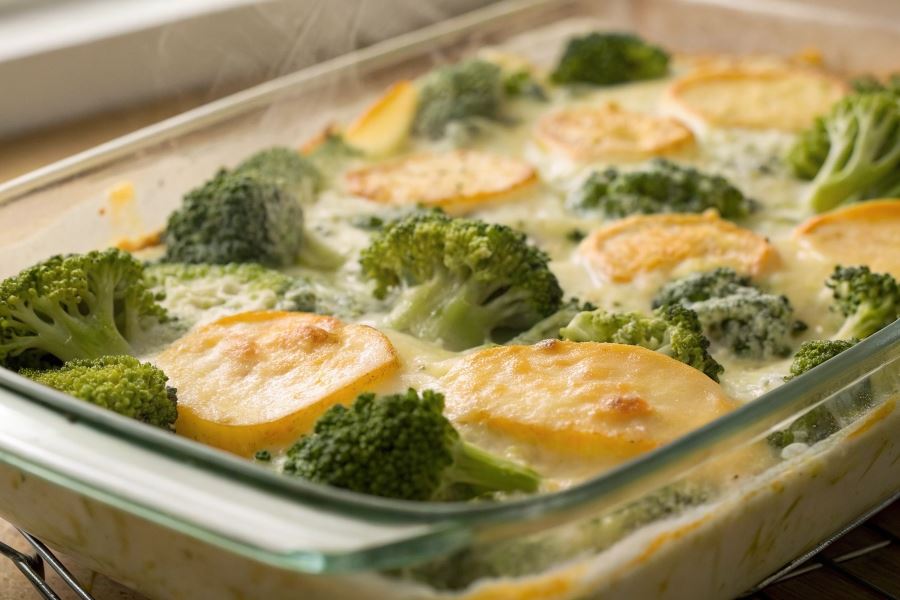 Zapiekanka z brokułami