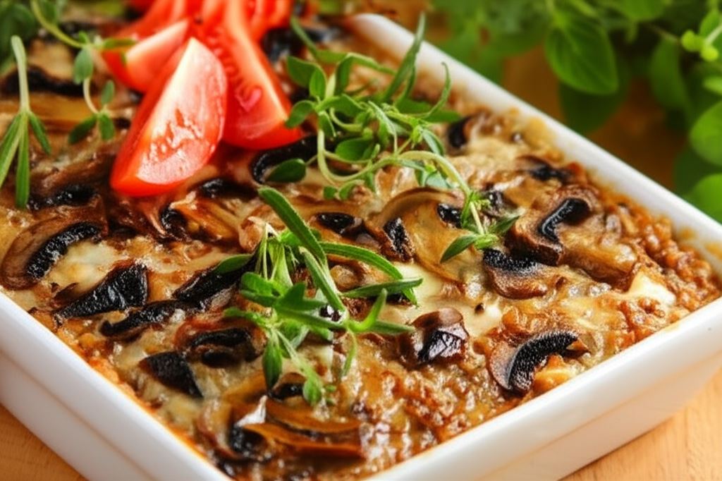 Zapiekanka z kaszy gryczanej