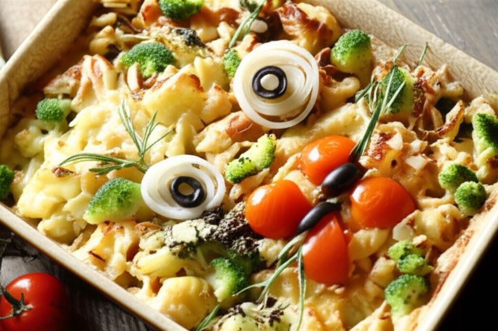 Zapiekanka z makaronem i kalafiorem