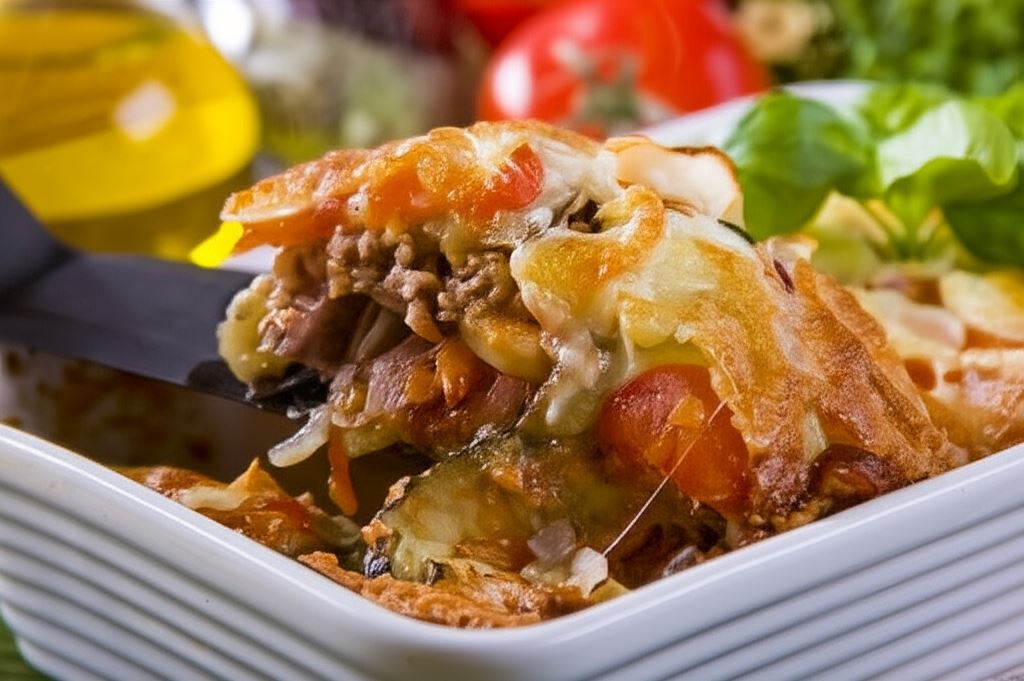 Zapiekanka z mielonym mięsem