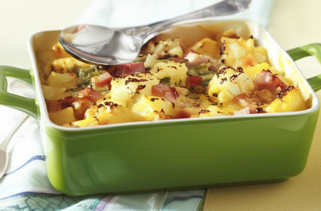 Zapiekanka z ziemniakami i kalafiorem