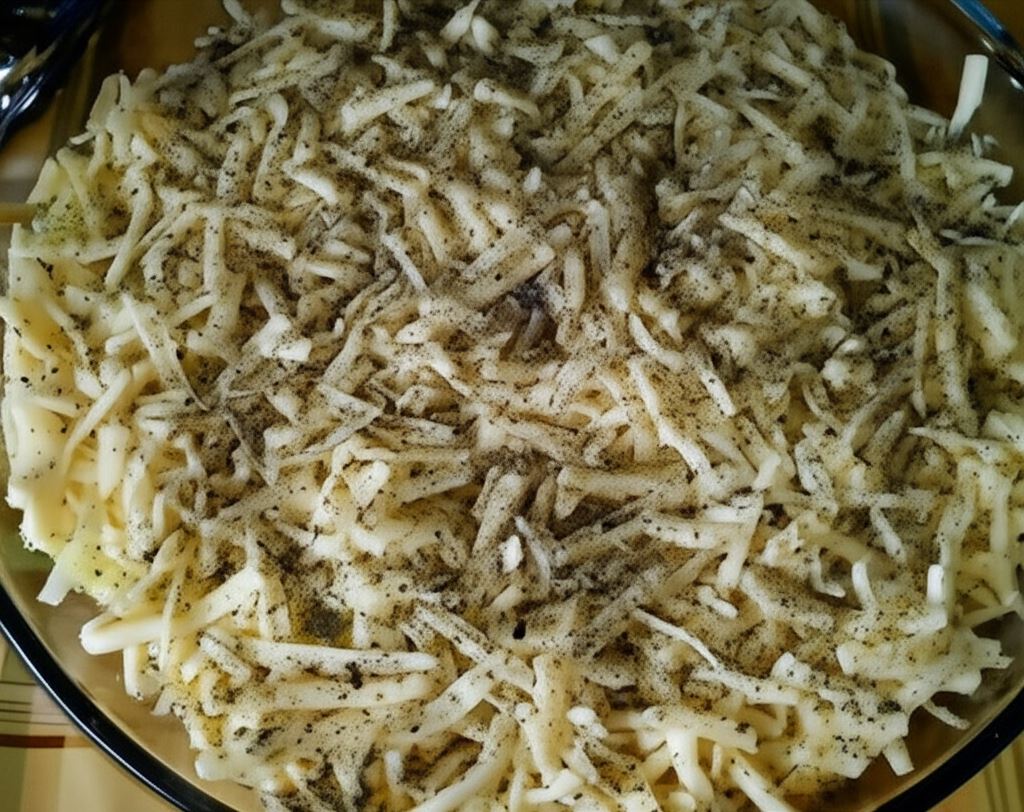 Zapiekanka ziemniaczana z kiełbasą i pieczarkami