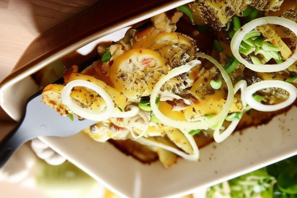 Zapiekanka ziemniaczana z kurczakiem