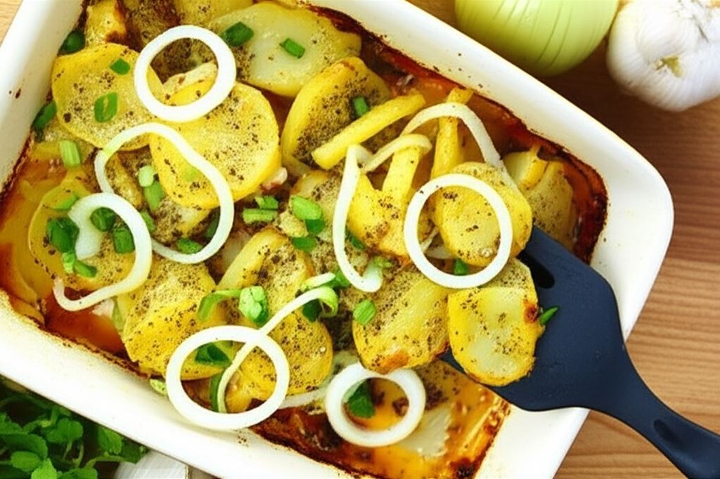 Zapiekanka ziemniaczana z kurczakiem
