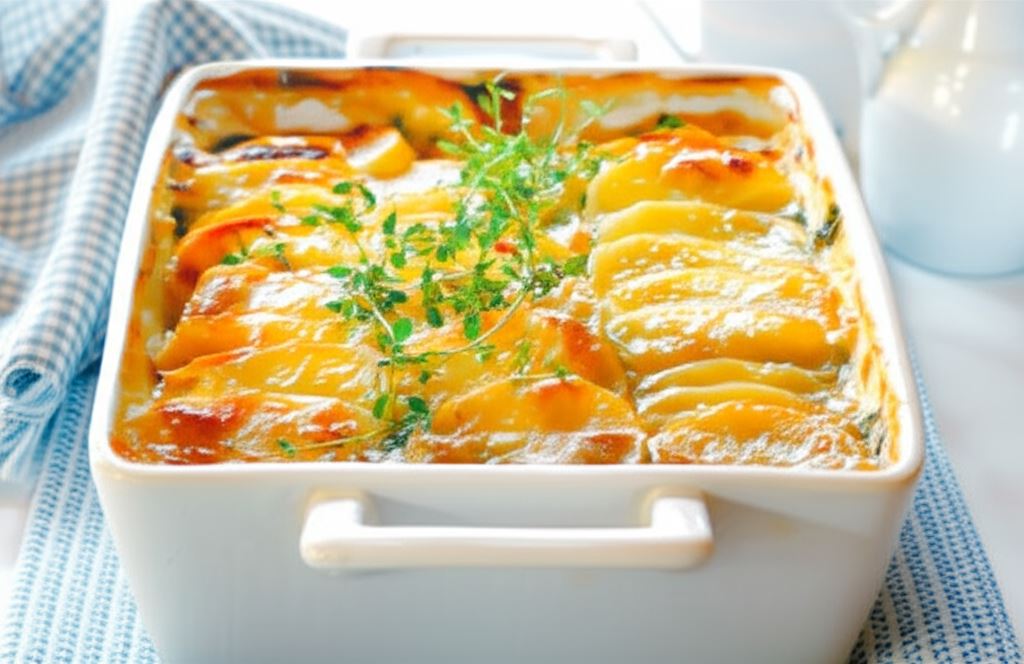 Zapiekany dorsz z ziemniakami