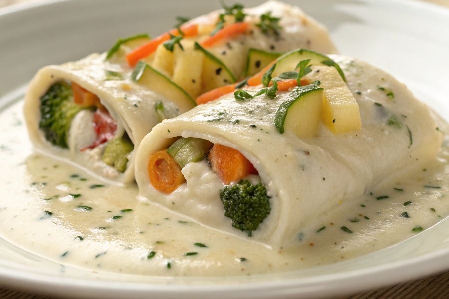 Zawijasy w sosie pieprzowym