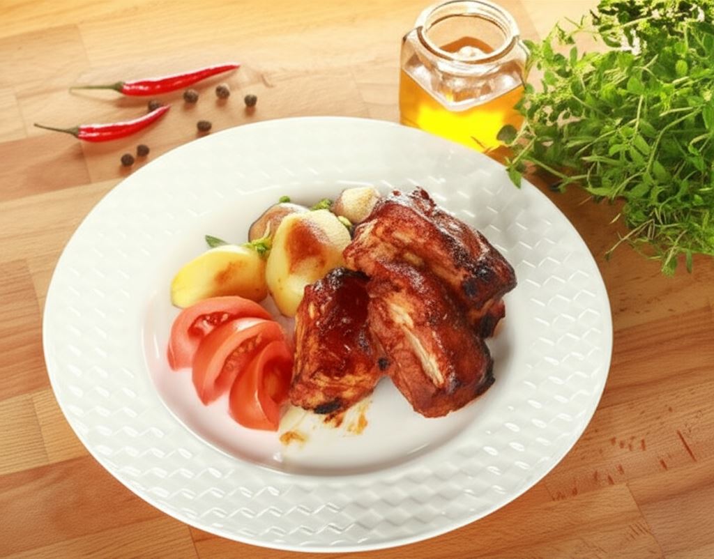 Żeberka w słodko-kwaśnym sosie