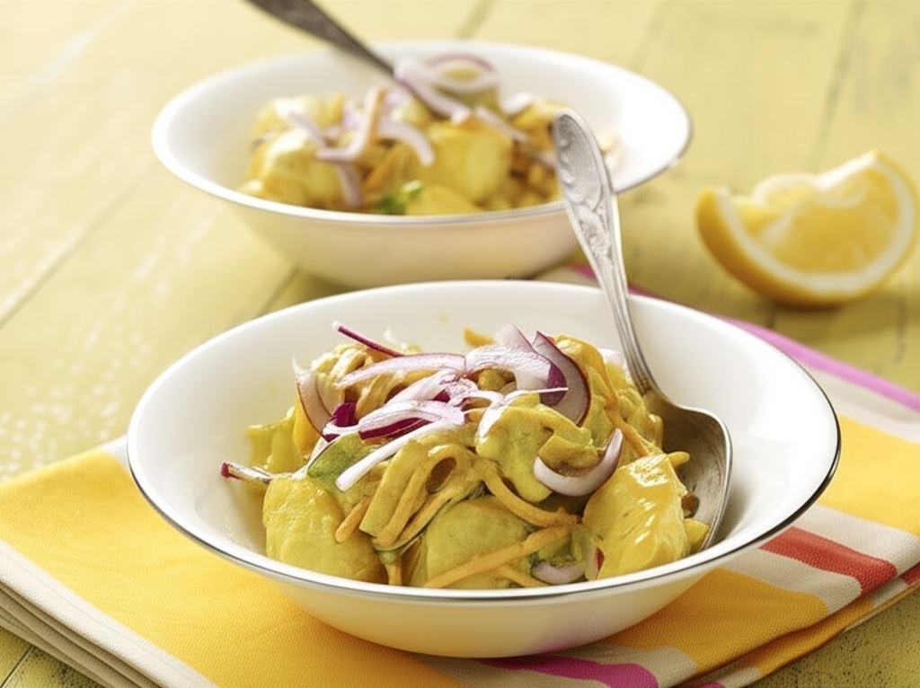 Ziemniaczana sałatka z curry