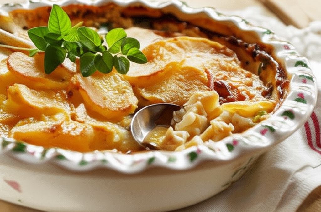 Ziemniaczana zapiekanka z serem