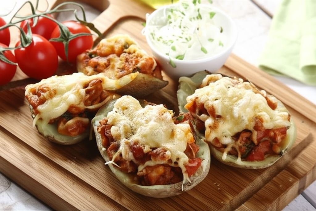 Ziemniaki faszerowane mięsem