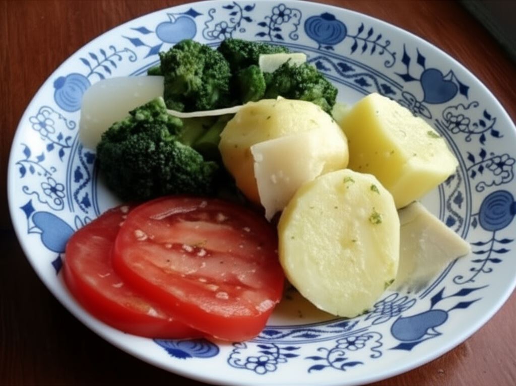 Ziemniaki i brokuły z parmezanem