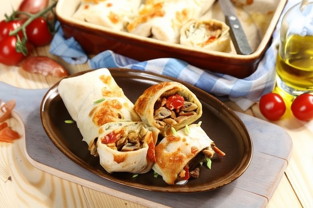 Ziołowe naleśniki z szynką