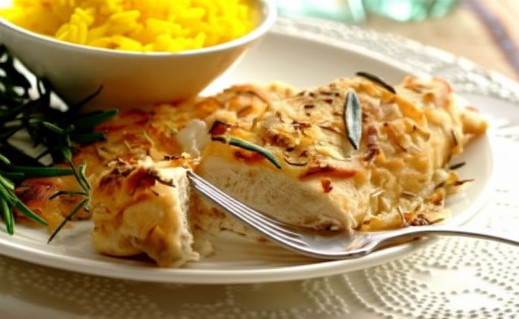 Ziołowe piersi z kurczaka z musztardą