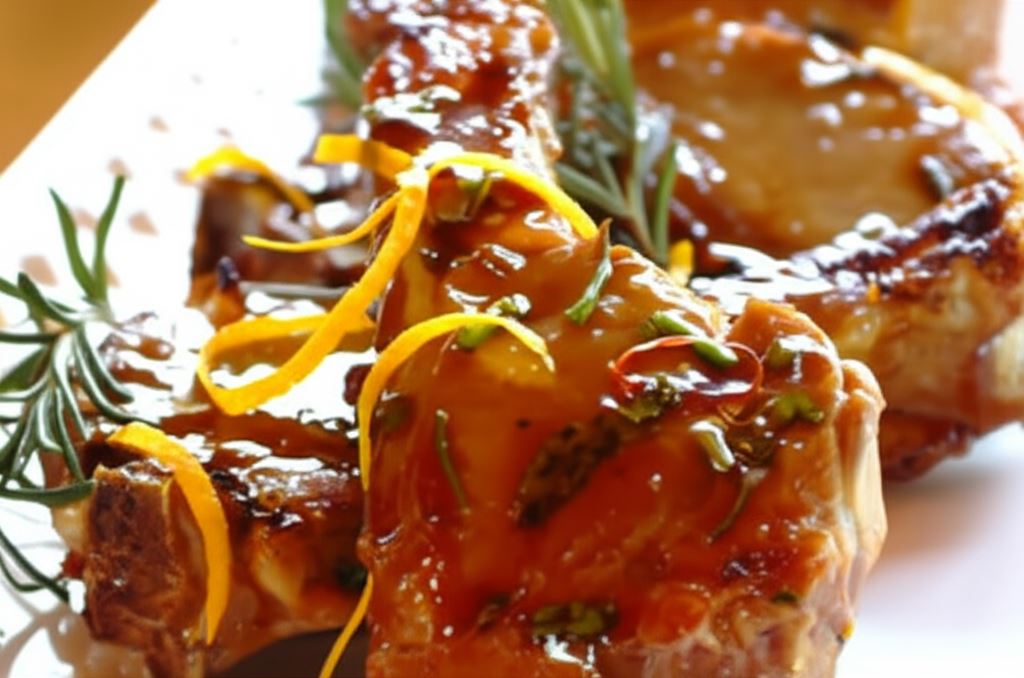 Ziołowo-cytrusowe żeberka jagnięce