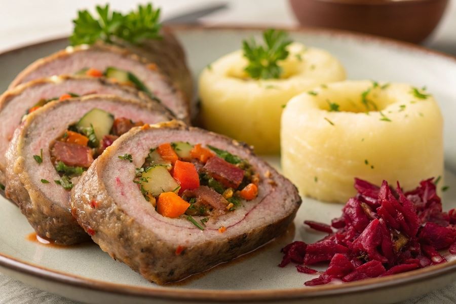 Zrazy wołowe zawijane