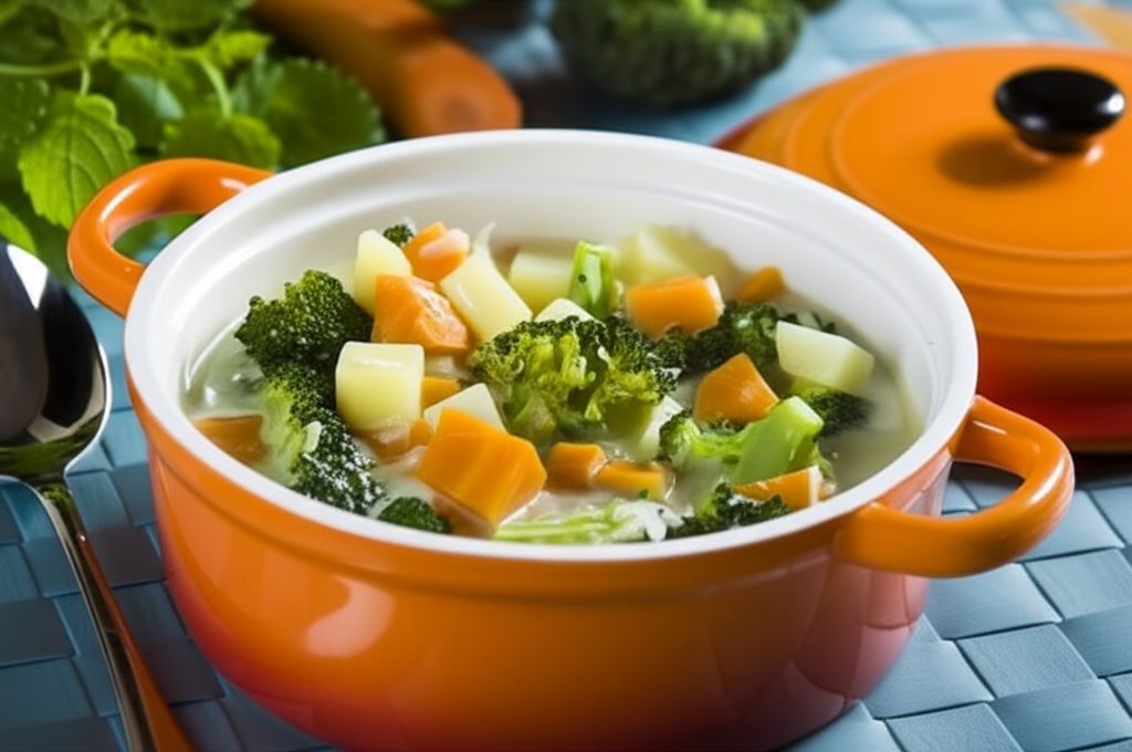 Zupa brokułowa z serkiem