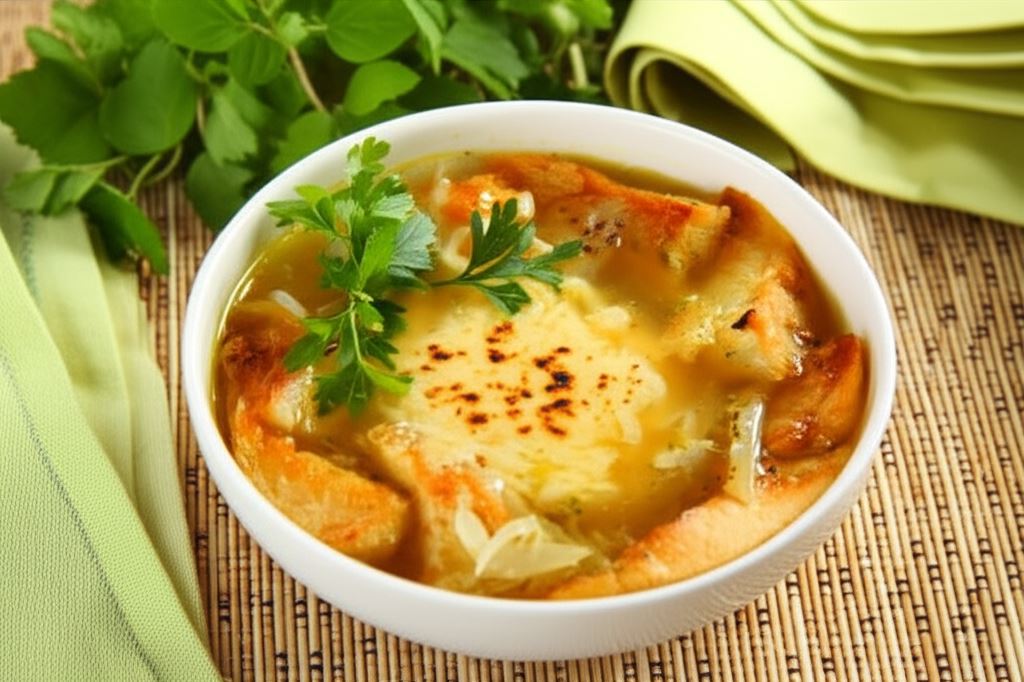 Zupa cebulowa francuska