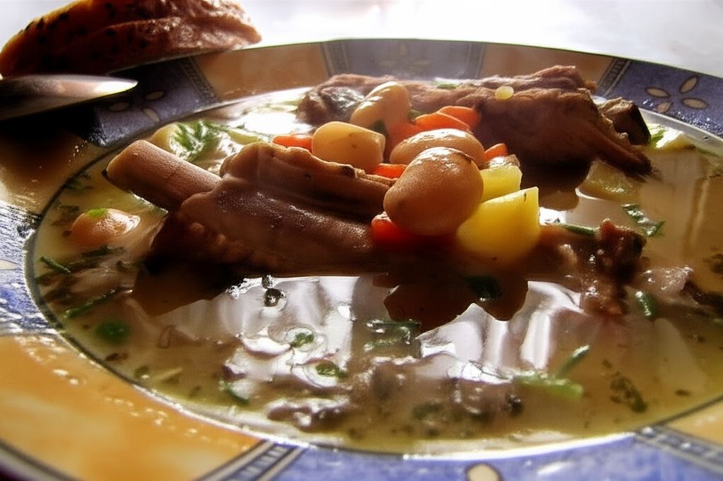 Zupa fasolowa na żeberkach