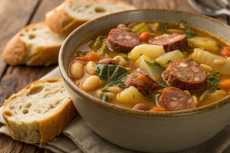 Zupa fasolowa z Asturii