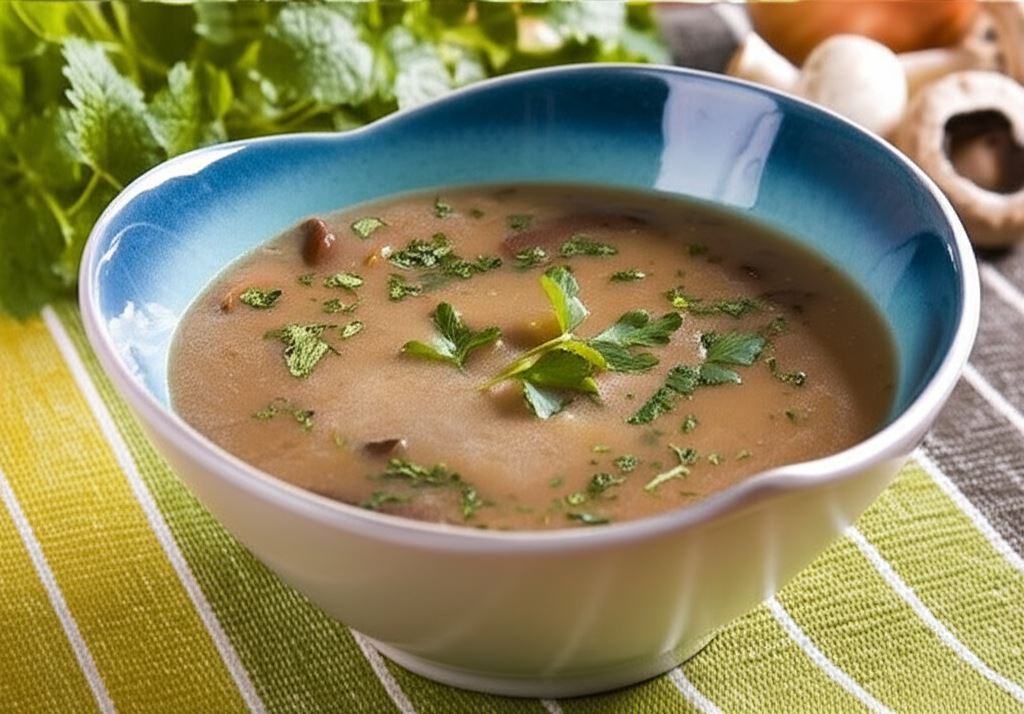 Zupa grzybowa leśna