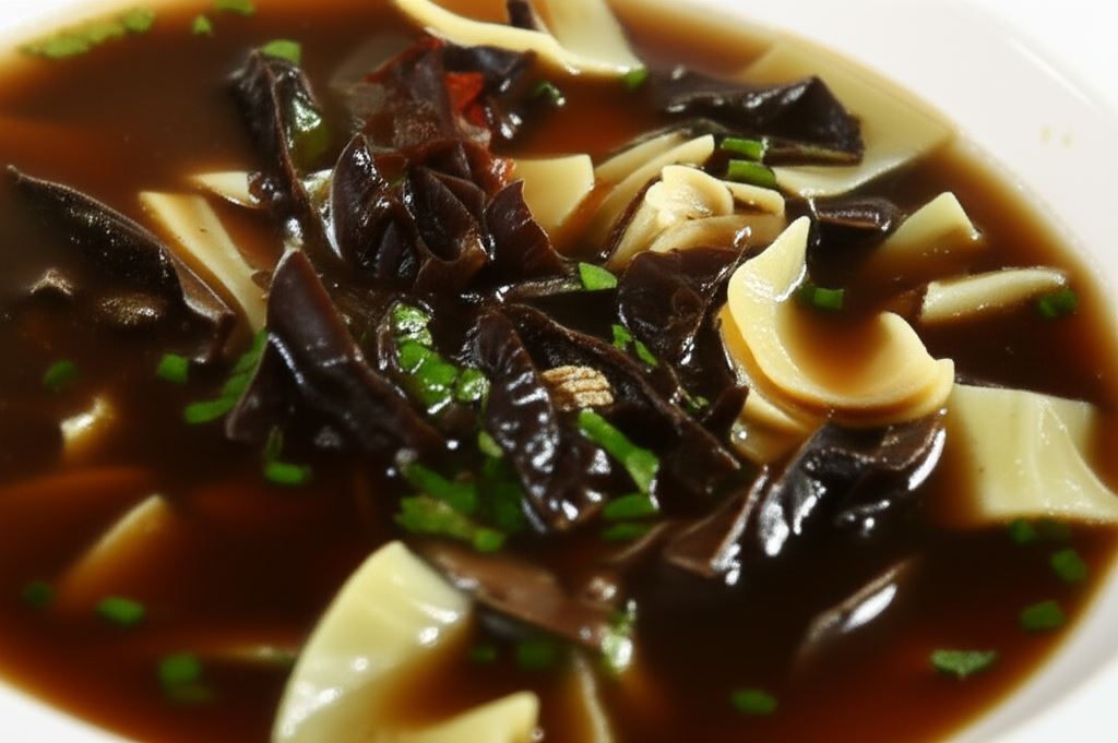 Zupa grzybowa z łazankami